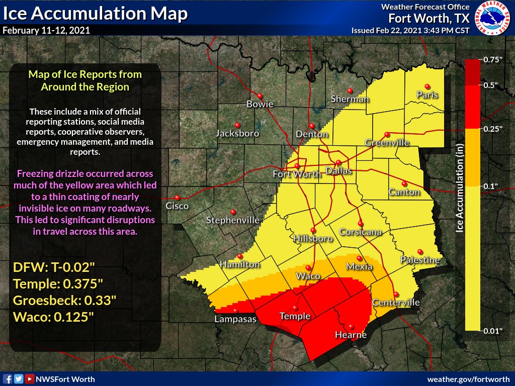 NWS ice accumulation totals