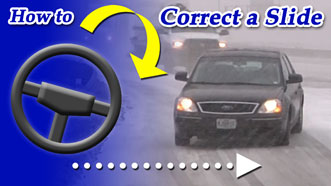 Video: How to correct a slide on an icy road (and how to prevent them)